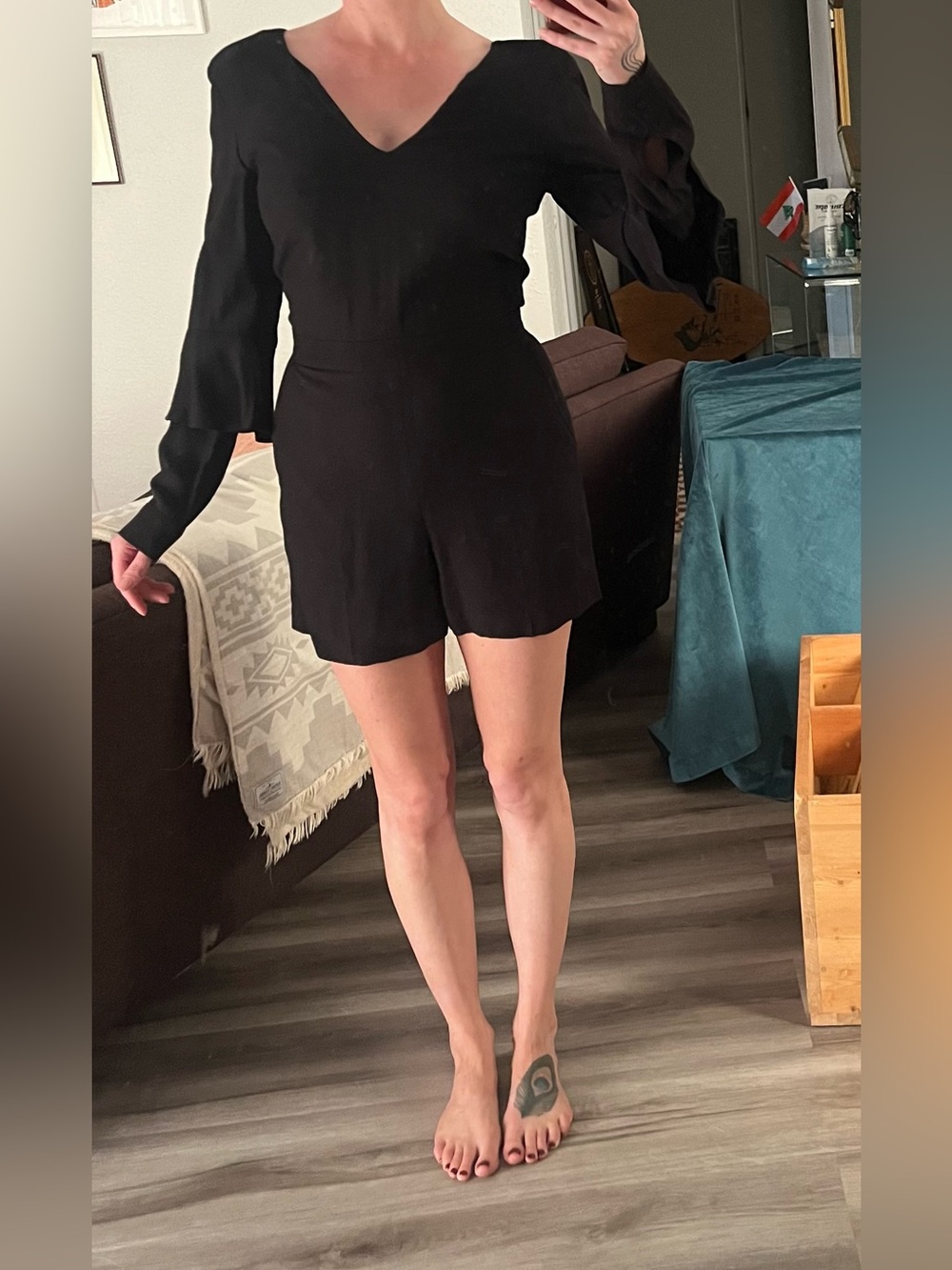 Club Monaco Black Romper